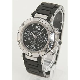 [�J���e�B�G]CARTIER �r���v �p�V�� XL �V�[�^�C�}�[ �I�[�g�}�`�b�N ���o�[ �u���b�N W31088U2 �����Y [���s�A���i]