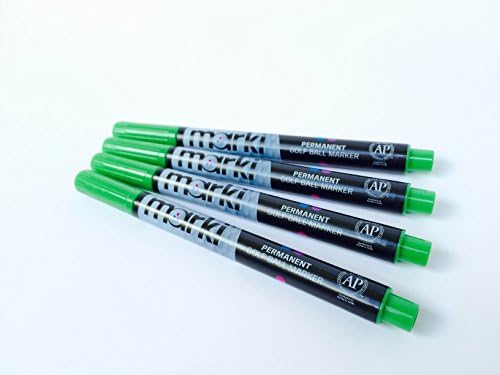 Marki Permanent Golf Ball Markers 4-pack Green