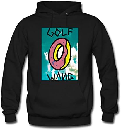 Xiaos Golf Wang Men's Long Sleeve Plus Size DIY Hoodies X-Large Black