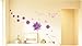 Amaonm Nursery Flowers Butterfly Wall Decals Quotes Wall Stickers Murals Peel Stick Wallpaper for Kids Girls Room Bedroom Living Room Tv Background Nursery Classroom Wall Decorations