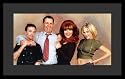 Married With Children (Group) TV Framed & Matted Poster Print - 16" X 20"