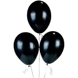 Fun Express Onyx Black Latex Balloons (2 Dozen), 11"