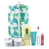 Travel Set: DDMG + Night Cream + Eye Cream + Turnaround Renewer + Lip Gloss + Bag
