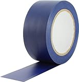 ProTapes Pro 50 Premium Vinyl Safety Marking and Dance Floor Splicing Tape, 6 mils Thick, 36 yds Length x 2" Width, Blue (Pack of 1)