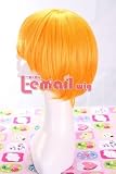 25-30cm Short Orange Kagura Gintama Cosplay Wig Rw33