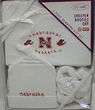 Nebraska Cornuskers Newborn / Baby / Infant 3pc Gift Set