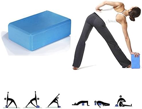 Yoga Block Brick Foaming Foam Exercise Fitness Health Gym Sport Tool (Blue)