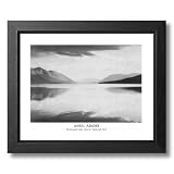 Ansel Adams McDonald Lake B W Photo Picture Framed Art Print by Art Prints Inc