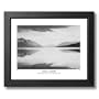 Ansel Adams McDonald Lake B/W Photo Picture Framed Art Print