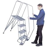 Cotterman TiltNRoll Straddle Ladder - 6 Step