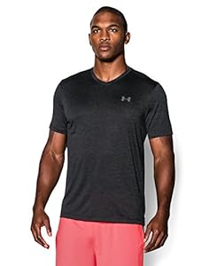 Men's Under Armour Tech V-Neck T-Shirt, Black (001), Large