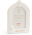 Gund Gifts Porcelain Baptism Frame-Vertical, White
