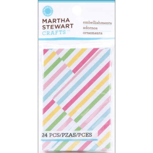Martha Stewart Crafts Modern Festive Striped Card and Envelope Set