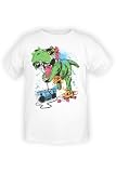 Goodie Two Sleeves Tyrannosaurus Rex Skateboarding T-Shirt
