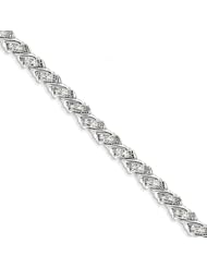 Sterling Silver Diamond Bracelet