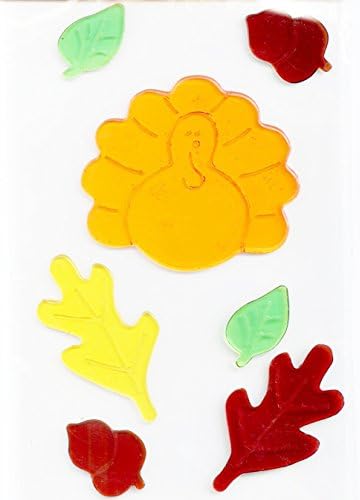 Fall thanksgiving Window Gel Art - Set of 5