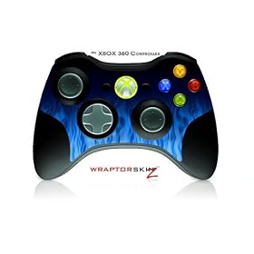 XBOX 360 Wireless Controller Skin - Fire Blue (Controller Not Included)