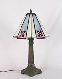 Mississippi State Bulldogs Stained Glass Lamp with Logo Panels