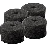 20 BIG GRAY Cymbal Felts 4 stands CRASH ride HI-HAT splash