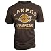 Los Angeles Lakers -Banner Supply Co.- Charcoal Scrum Tee