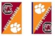 University of South Carolina and Clemson University - House Divided Flag - Garden Size