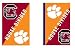 University of South Carolina and Clemson University - House Divided Flag - Garden Size