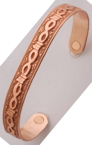 Sabona 54665 Copper Barb Magnetic Wristband, Large