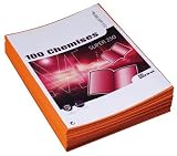Majuscule-chemises Dossiers Super 250 24x32 Orange - Paquet De 100