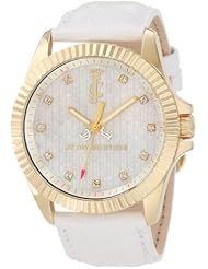 Juicy Couture Womens 1900930 Stella Croc Embossed Leather Strap Watch