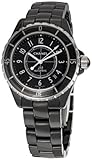 Chanel Men's H0685 J12 Black Dial Watch