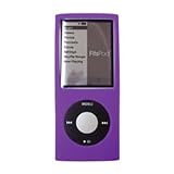 フィッツ・ポッド™第4世代iPodnano専用シリコンケースパープルIPN4G-02PU