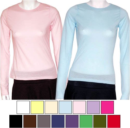 Buy Now at Amazon.com: American Apparel Womens Sheer Jersey Long Sleeve T-shirt - Tee