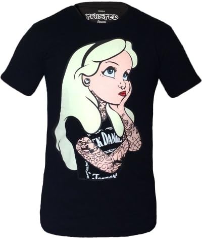 Alice In Wonderland Rebel Tattoo T-Shirt - XL