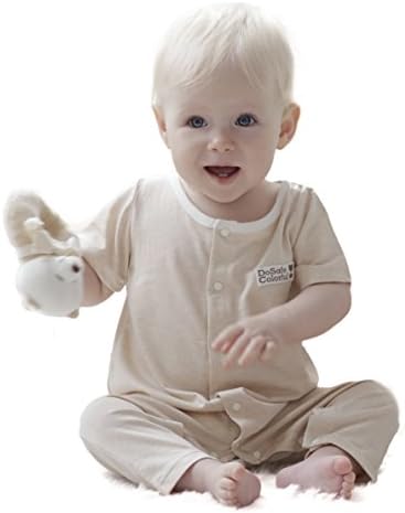 G100 Unisex-baby Summer Short Sleeve Footie Footed Overall