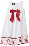 So La Vita Girls 4-6x Bow Yoke Dress