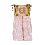 Cotton Tale Designs Garbo Diaper Stacker, Pink/Yellow