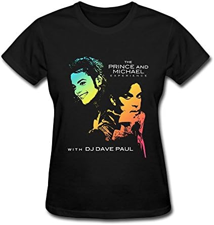 Women's PRINCE AND MICHAEL JACKSON T-shirt