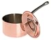 Mauviel Cuprinox Extra-Thick 2.5 mm 6-Quart Saucepan with Lid
