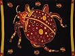 "Lady Bug" 44" X 66" Heavyweight Rayon Sarong