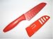 Silvermark Mini Red Santoku Knife with Protective Sheath