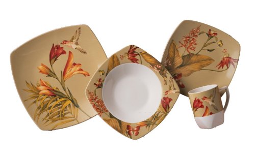 222 Fifth Antigua Dinnerware Set, Service for 4 by 222 Fifth