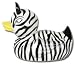 Zebra Devil Duckie