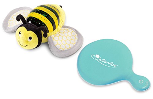 Summer Infant Slumber Buddies Nightlight with LullaVibe Vibrating Mattress Pad, Bee