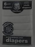 41YM6OgsdsL. SL160  Gerber Prefold Birdseye cloth Diapers   6 Pack