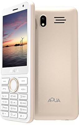 Aqua Mist - 2100 mAh Battery - Dual SIM Basic Mobile Phone - Gold