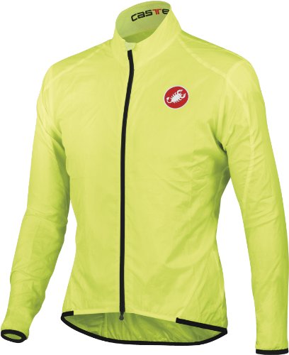 Castelli Leggero Jacket Color: Yellow fluo, Size: S On Sale