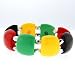 Acrylic Rasta Bracelet