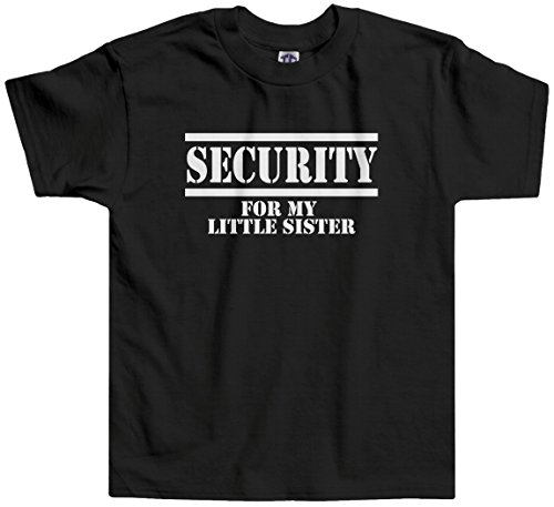 Threadrock Little Boys' SECURITY For My Little Sister Toddler T-Shirt