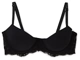 Calvin Klein Women's Perfectly Fit With Lace Balconette Bra, Black, 36C