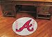 Atlanta Braves 29" Round Baseball Floor Mat (Rug)